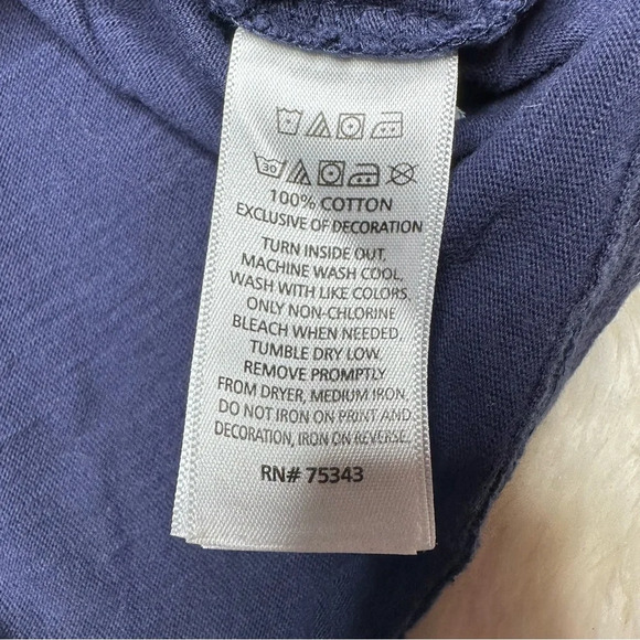 Tommy Bahama Long Sleeved Henley Shirt Blue Size 6 - Picture 7 of 16